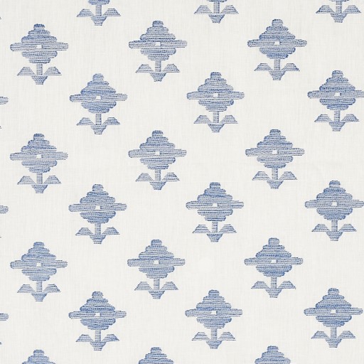 Ткань Schumacher fabric 74163/RUBIA EMBROIDERY