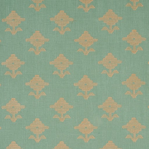 Ткань Schumacher fabric 74164/RUBIA EMBROIDERY