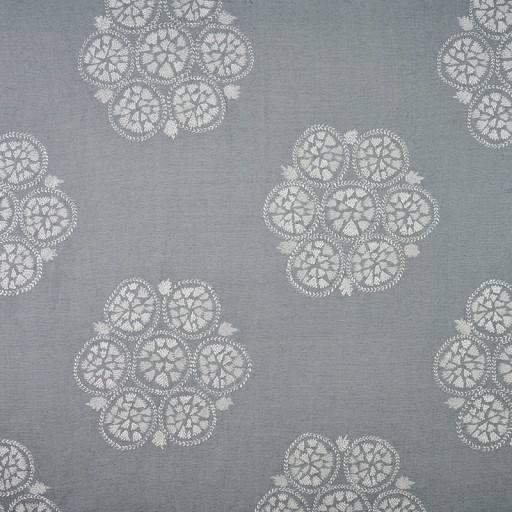 Ткань Schumacher fabric 77490/ISLA HAND EMBROIDERY