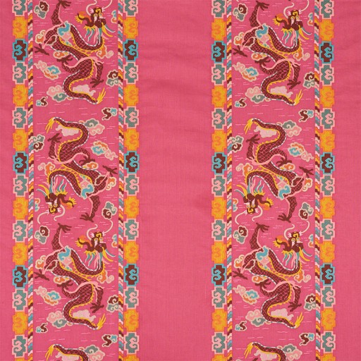 Ткань Schumacher fabric 78092/LOTAN DRAGON EMBROIDERY