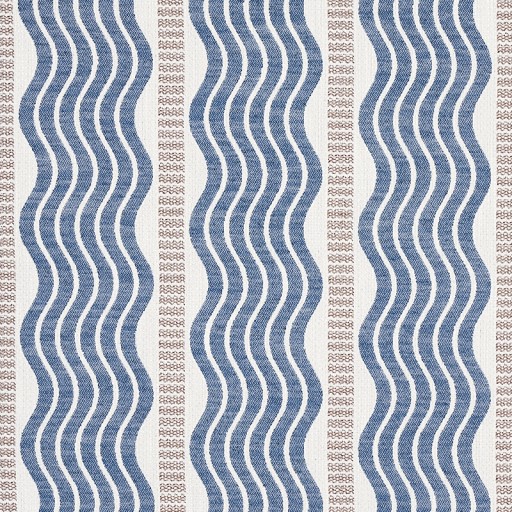 Ткань Schumacher fabric 79941/SINA STRIPE