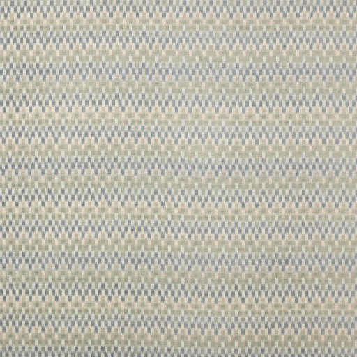 Ткань мятно-синего цвета зигзаг F4677-03