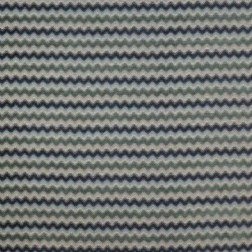 Ткань сине-зелёного цвета зигзаг F4642-03