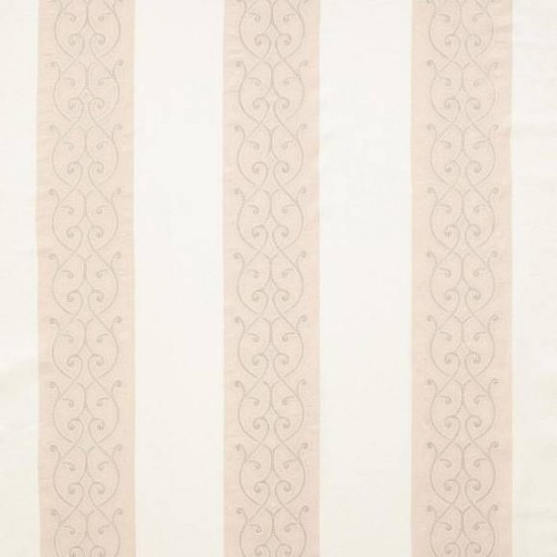 Ткань бежево-белого цвета в линию F4620-02