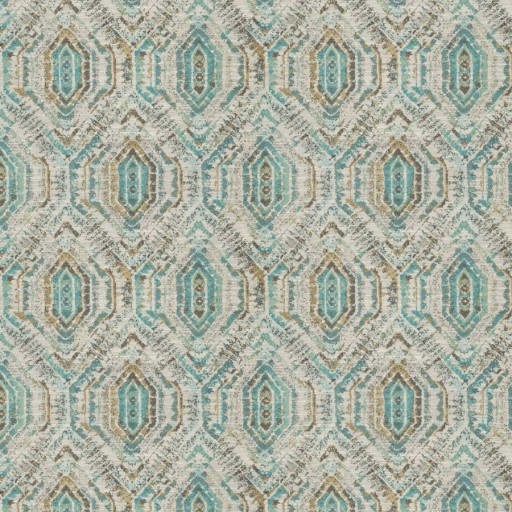 Ткань Fabricut fabric Flea market Teal