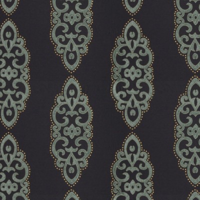 Ткань Grier Medallion Indigo Fabricut fabric