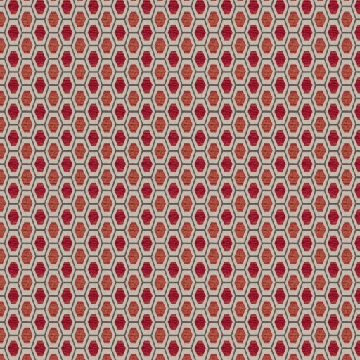 Ткань Fabricut fabric Lapidus Vermillion
