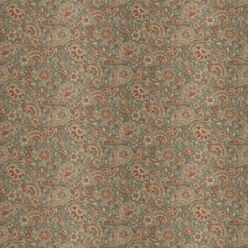 Ткань Fabricut fabric Tercet floral Autumn sky