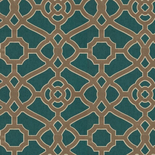 Ткань Fabricut fabric Drama Lattice Dusk