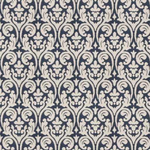 Ткань Fabricut fabric Elegy Damask Navy