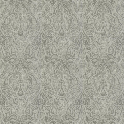 Ткань Fabricut fabric Drypoint Paisley Silver