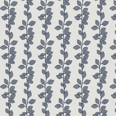 Ткань Rosseau Leaves-Navy Fabricut fabric