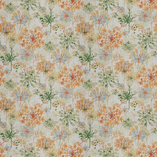 Ткань Fabricut fabric Make up floral Orange blossom