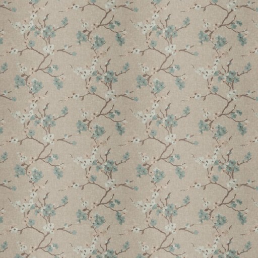 Ткань Fabricut fabric Trochee floral Lagoon
