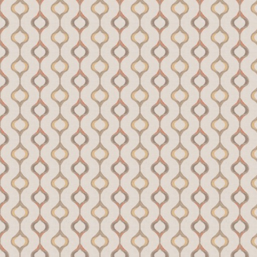 Ткань Fabricut fabric Chop ogee Coral