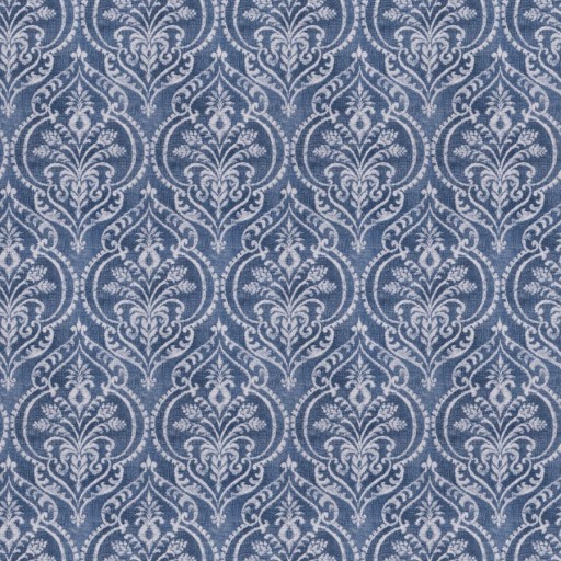 Ткань Fabricut fabric Outpost Damask Denim