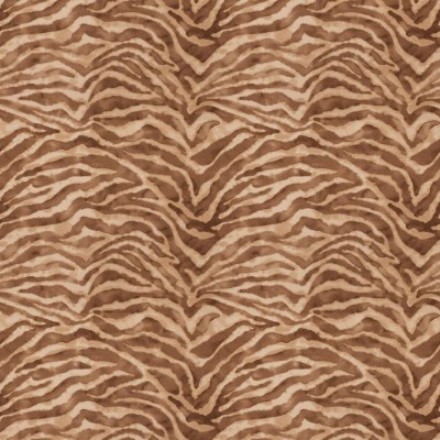 Ткань Kitty watercolor Chocolate Fabricut fabric