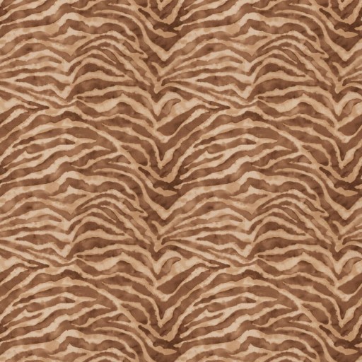 Ткань Kitty watercolor Chocolate Fabricut fabric