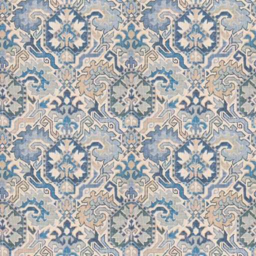 Ткань Fabricut fabric Well shuffled Blue