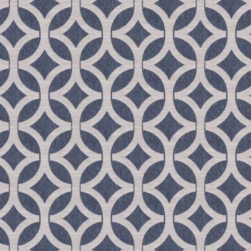 Ткань Fabricut fabric Bonus round Indigo