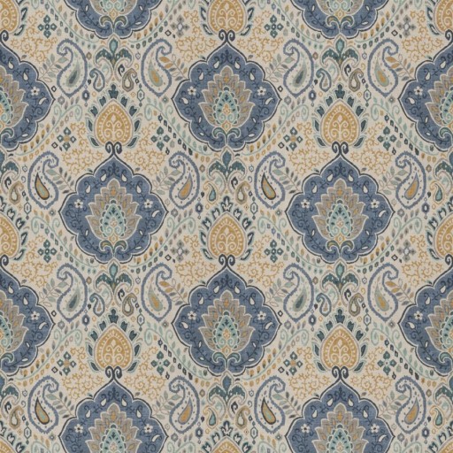 Ткань Fabricut fabric Dramatic Regal blue