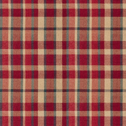 Ткань Fabricut fabric Calais plaid Redwood