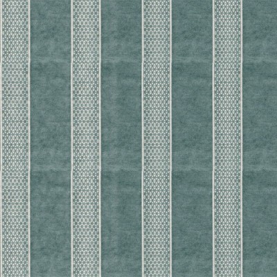 Ткань Fabricut fabric Trove stripe Teal
