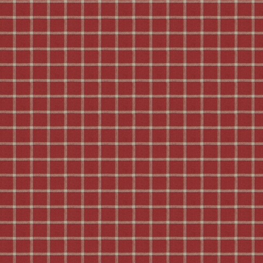 Ткань Fabricut fabric Campaign plaid Vermillion