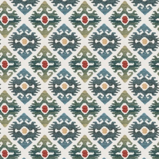 Ткань Fabricut fabric Far and wide Peacock