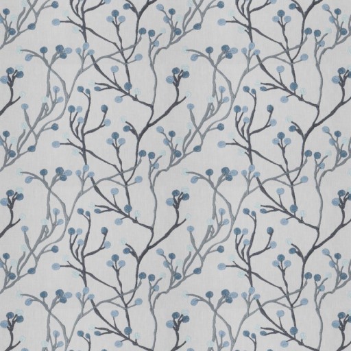 Ткань Fabricut fabric Tanka buds Bluebird