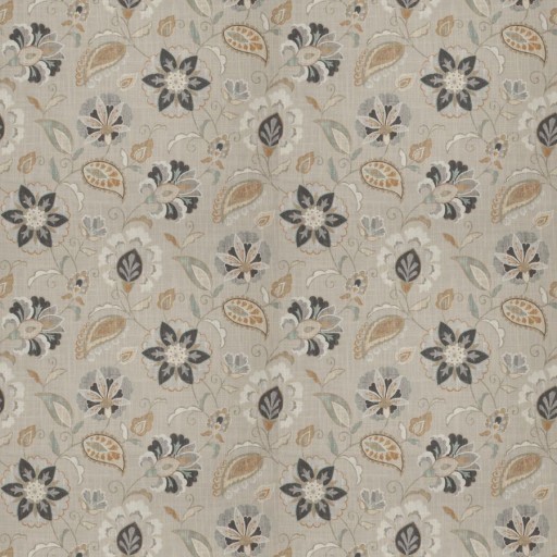Ткань Fabricut fabric Rondeau floral Sahara