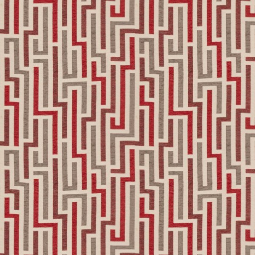 Ткань Fabricut fabric Streamline Vermillion