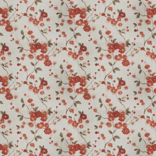 Ткань Fabricut fabric Ottava floral Coral