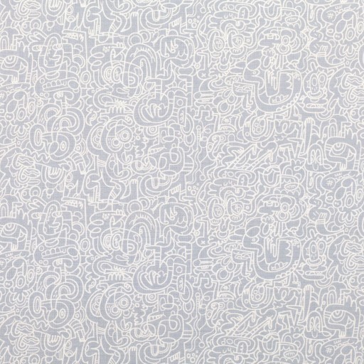 Ткань Kirkby Design fabric Jon Burgerman K5144-10