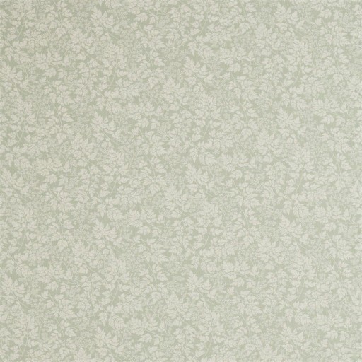 Ткань бледно-мятного цвета с листьями DHPU236461