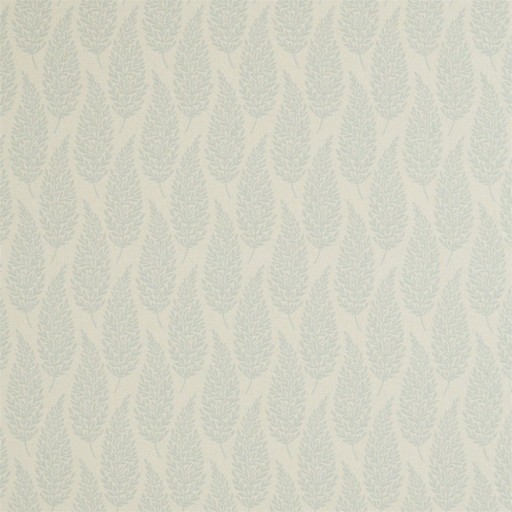Ткань бледно-молочного цвета с перьями DHPU236437