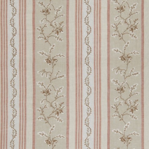 Ткань Stroheim fabric Francie stripe-Rosewater