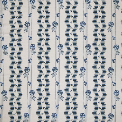 Ткань Stroheim fabric Dauphine-China blue