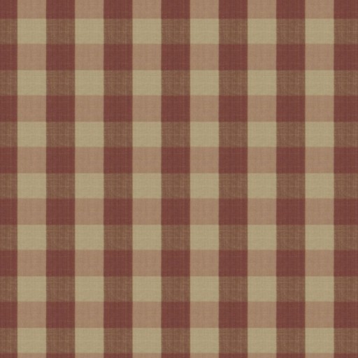 Ткань Stroheim fabric Biron strie check-Cranberry