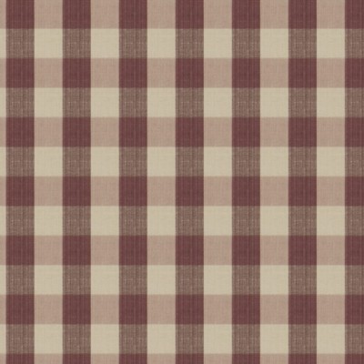 Ткань Stroheim fabric Biron strie check-Raspberry