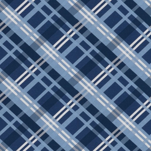 Ткань Stroheim fabric St. Andrews-Blue