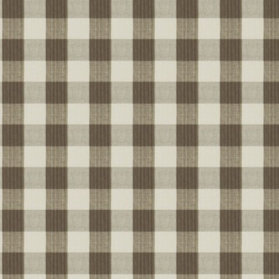 Ткань Stroheim fabric Biron strie check-Truffle