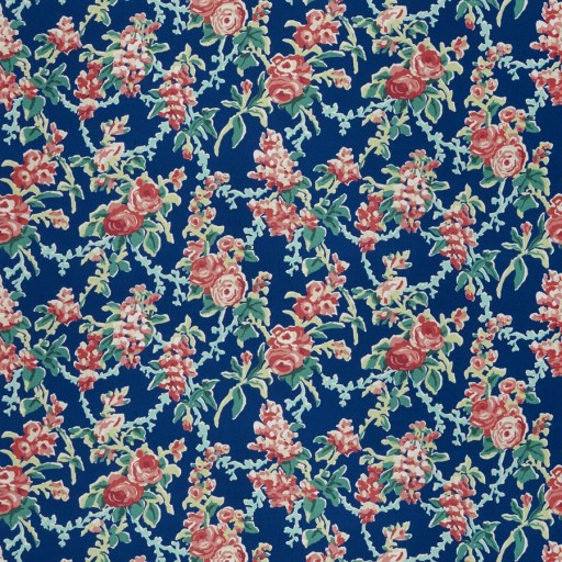 Ткань Stroheim fabric Chintz-Navy