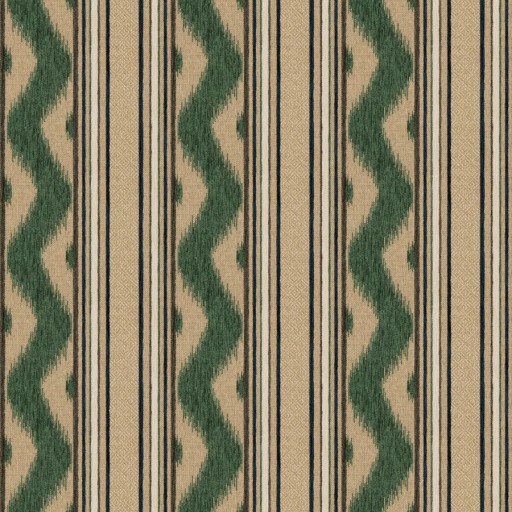 Ткань Stroheim fabric Navone stripe-Malachite