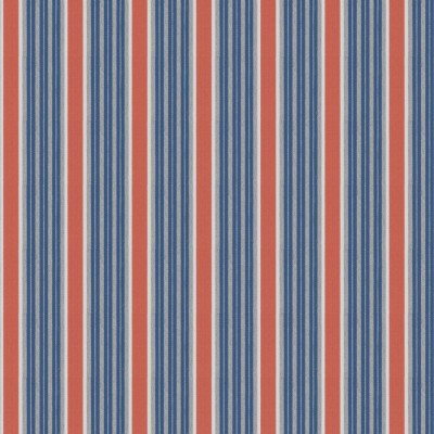 Ткань Stroheim fabric Espadrille stripe-Coral