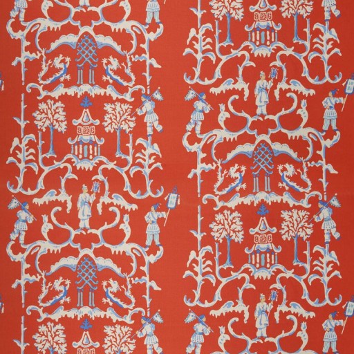 Ткань Stroheim fabric Folly-Persimmon