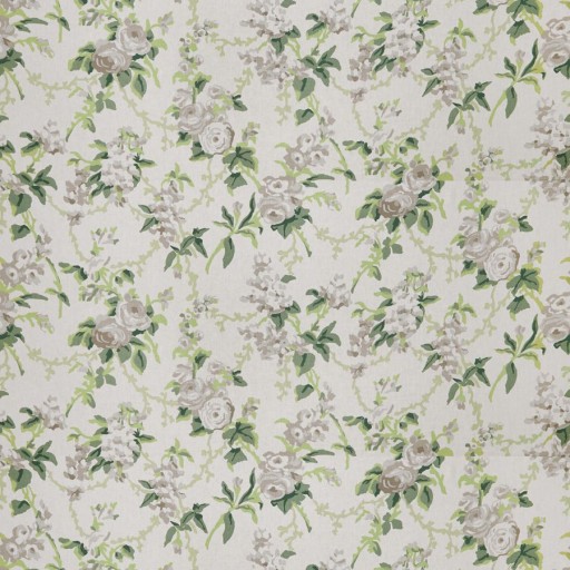 Ткань Stroheim fabric Chintz-Green & grey