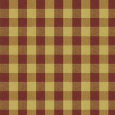 Ткань Stroheim fabric Biron strie check-Red & gold